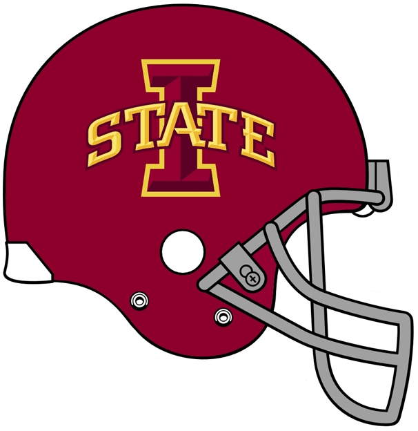 Iowa State Cyclones 2008-Pres Helmet Logo DIY iron on transfer (heat transfer)